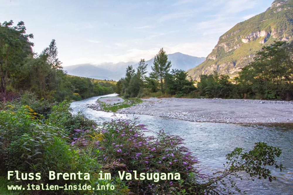 Landschaft-Valsugana-Fluss-Brenta