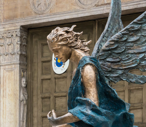 verona verona-statue-vor-dom